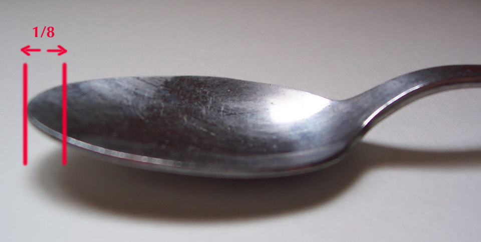 What is 1/8 of a teaspoon?